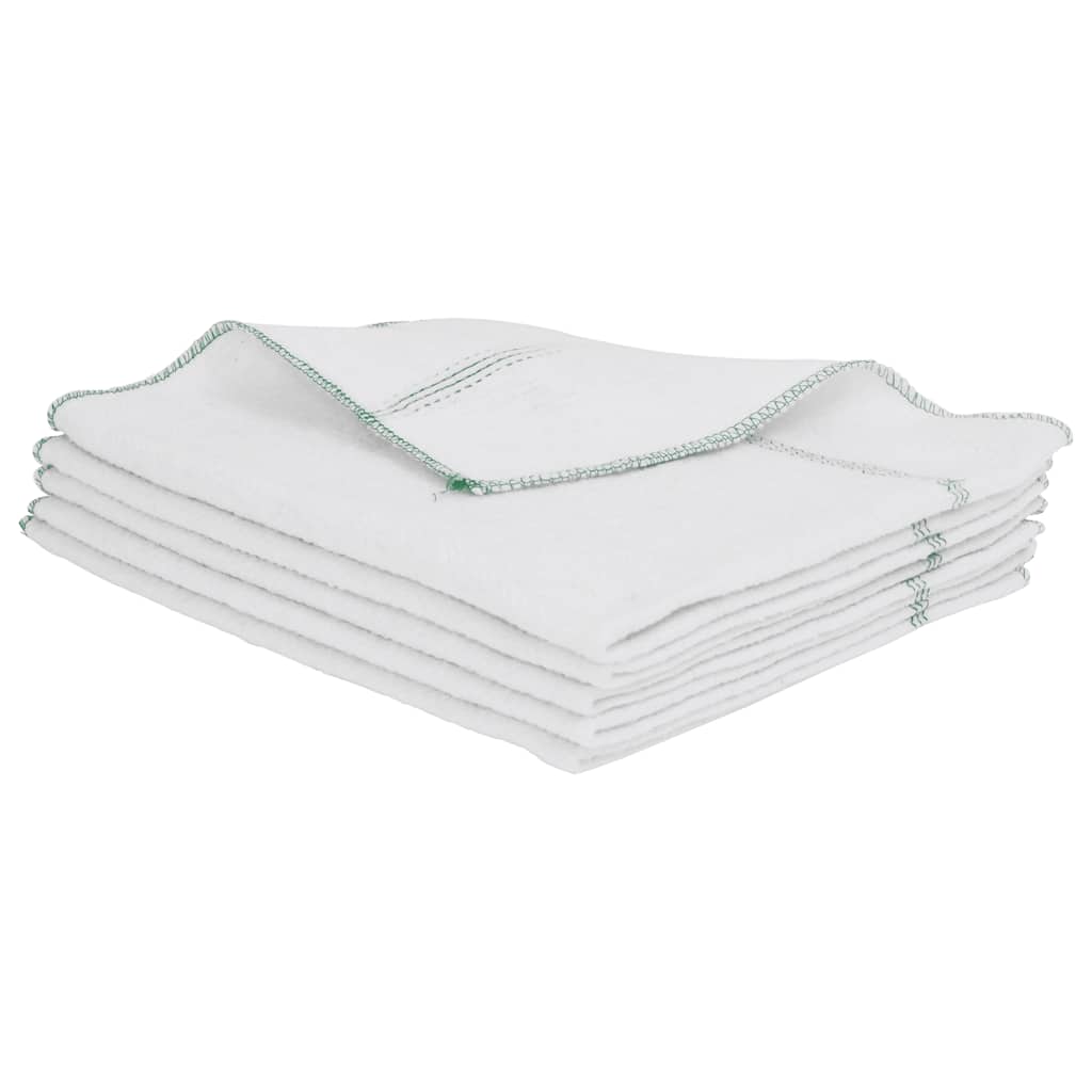 Reinigingsdoeken 50 st gestreept 50x60 cm wit en groen is nu te koop bij PeponiXL, paradijselijk wonen!
