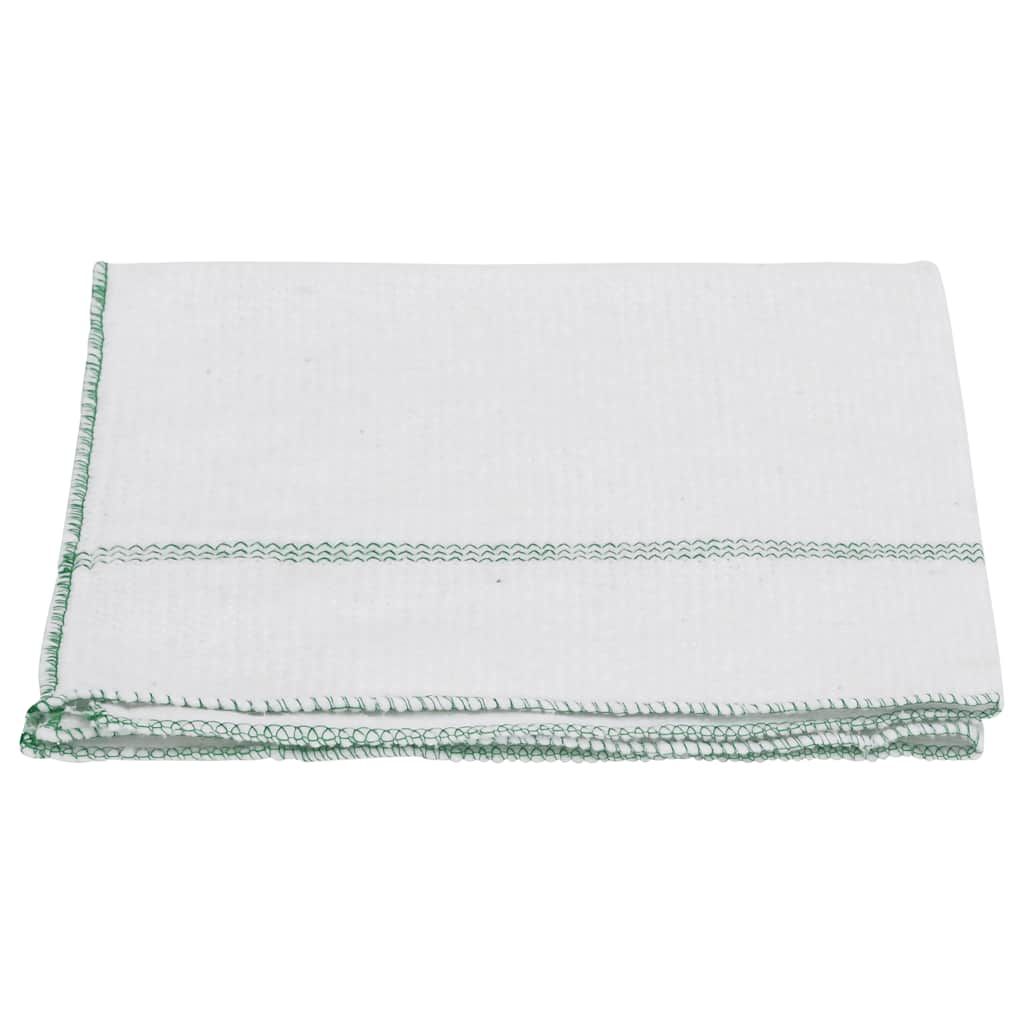 Reinigingsdoeken 50 st gestreept 50x60 cm wit en groen is nu te koop bij PeponiXL, paradijselijk wonen!