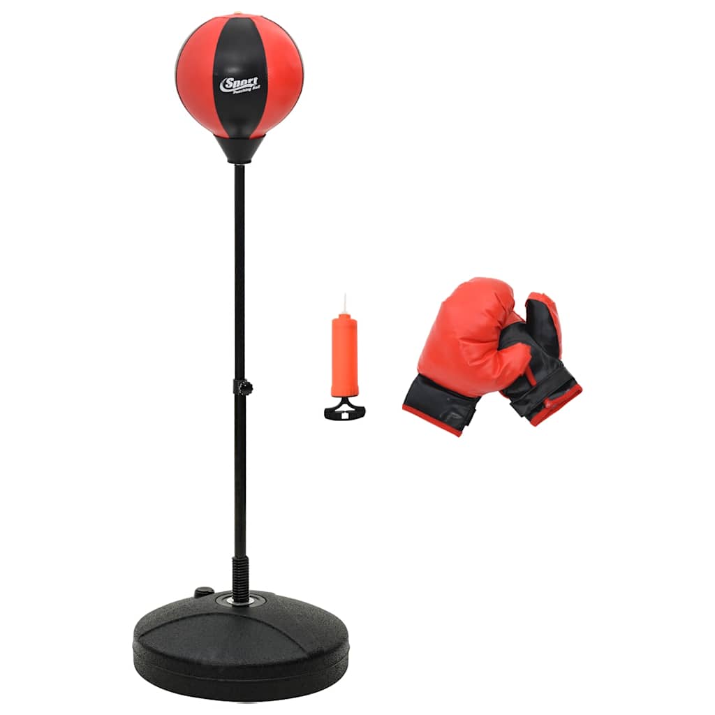 Boksballenset met handschoenen en pomp verstelbaar 81-122 cm is nu te koop bij PeponiXL, paradijselijk wonen!