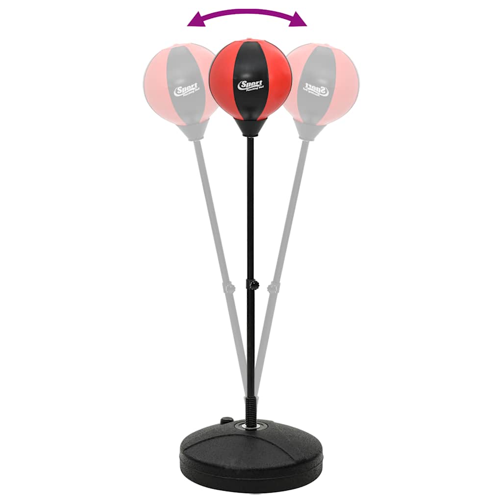 Boksballenset met handschoenen en pomp verstelbaar 81-122 cm is nu te koop bij PeponiXL, paradijselijk wonen!