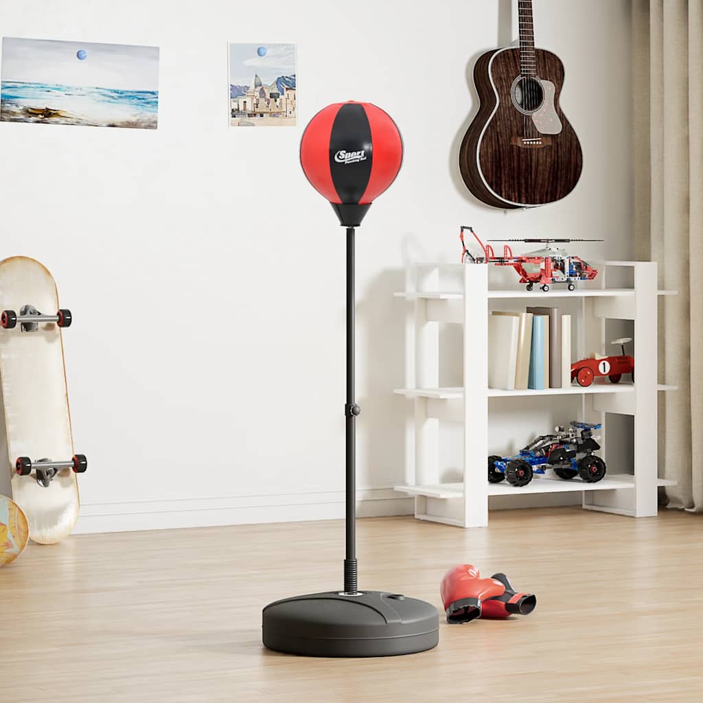 Boksballenset met handschoenen en pomp verstelbaar 81-122 cm is nu te koop bij PeponiXL, paradijselijk wonen!