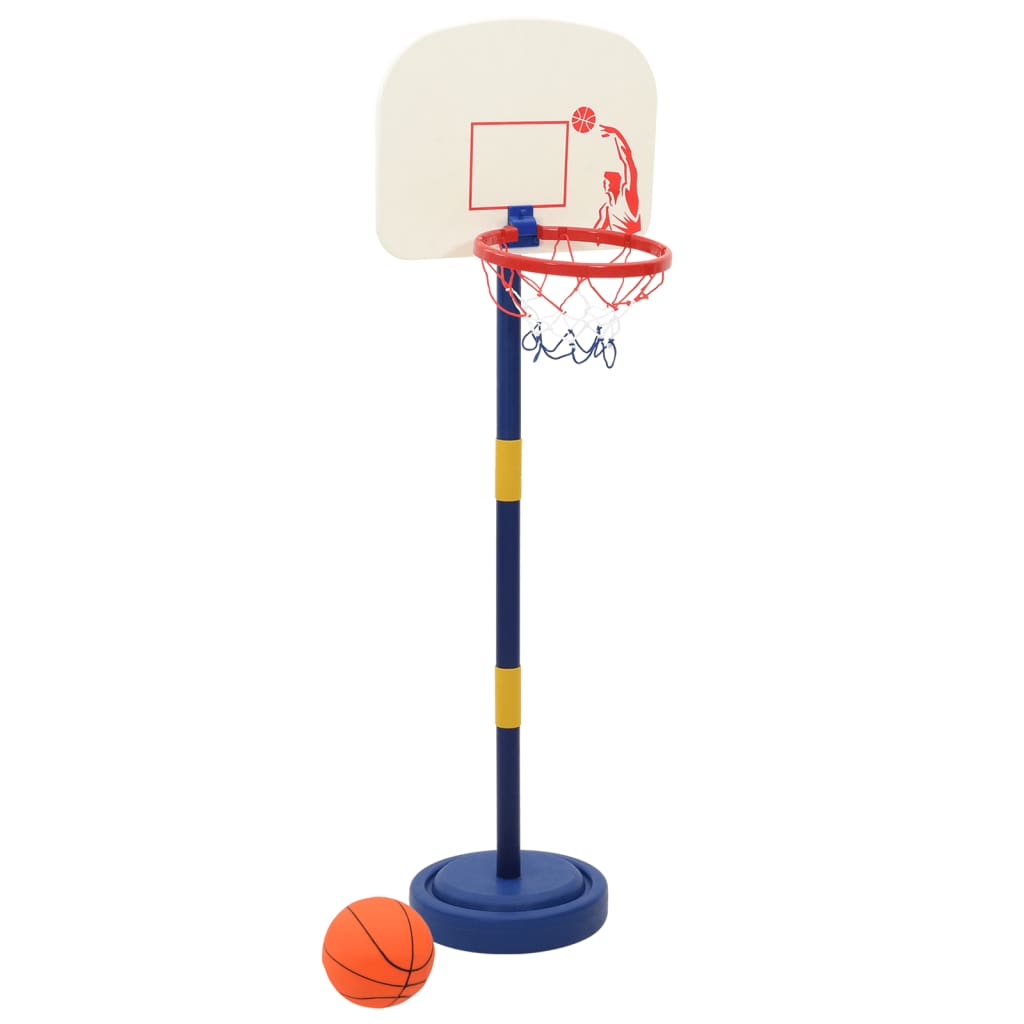 Basketbalstandaard met bal en pomp hoogte verstelbaar 90/121 cm is nu te koop bij PeponiXL, paradijselijk wonen!