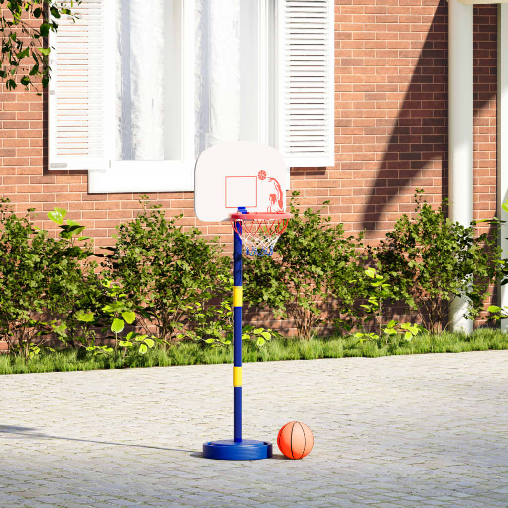 Basketbalstandaard met bal en pomp hoogte verstelbaar 90/121 cm is nu te koop bij PeponiXL, paradijselijk wonen!