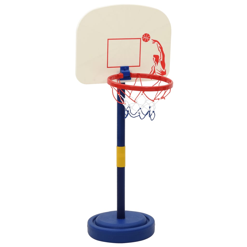 Basketbalstandaard met bal en pomp hoogte verstelbaar 90/121 cm is nu te koop bij PeponiXL, paradijselijk wonen!