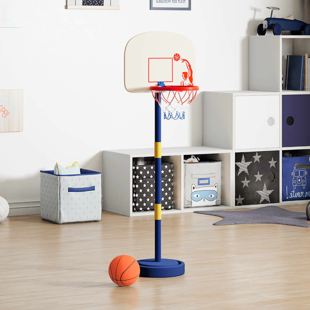 Basketbalstandaard met bal en pomp hoogte verstelbaar 90/121 cm is nu te koop bij PeponiXL, paradijselijk wonen!