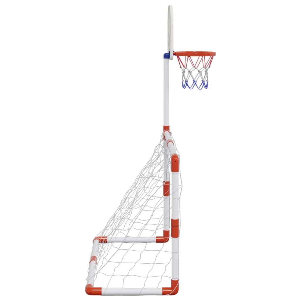 Kindervoetbal- en basketbalset met ballen 98x50x70 cm is nu te koop bij PeponiXL, paradijselijk wonen!