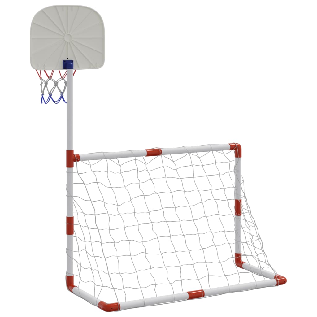 Kindervoetbal- en basketbalset met ballen 98x50x70 cm is nu te koop bij PeponiXL, paradijselijk wonen!