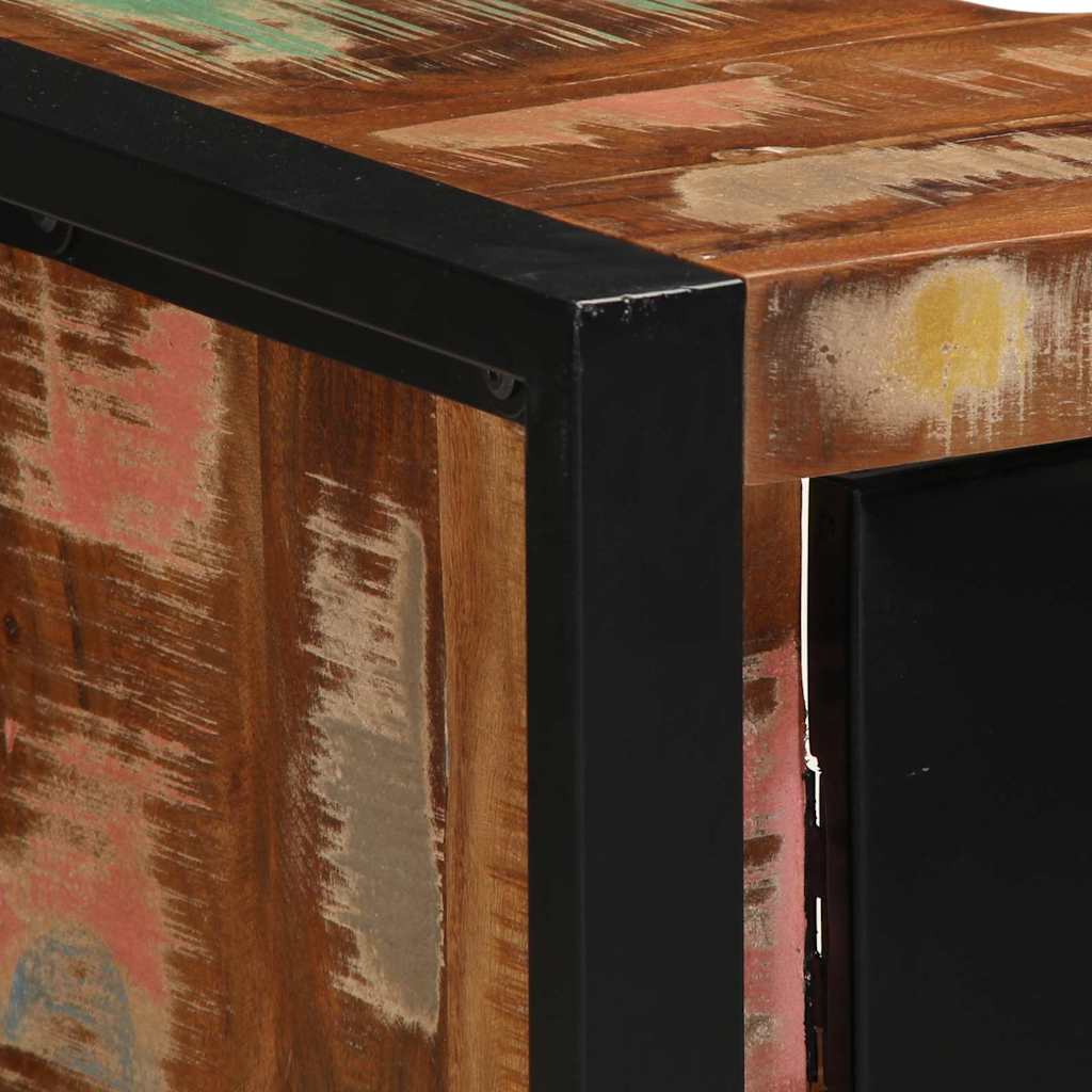 Badkamermeubelset met lade 2 pcs Massief Gerecycled Hout is nu te koop bij PeponiXL, paradijselijk wonen!