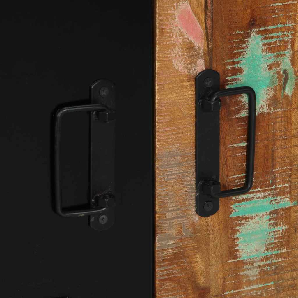 Badkamermeubelset met lade 2 pcs Massief Gerecycled Hout is nu te koop bij PeponiXL, paradijselijk wonen!