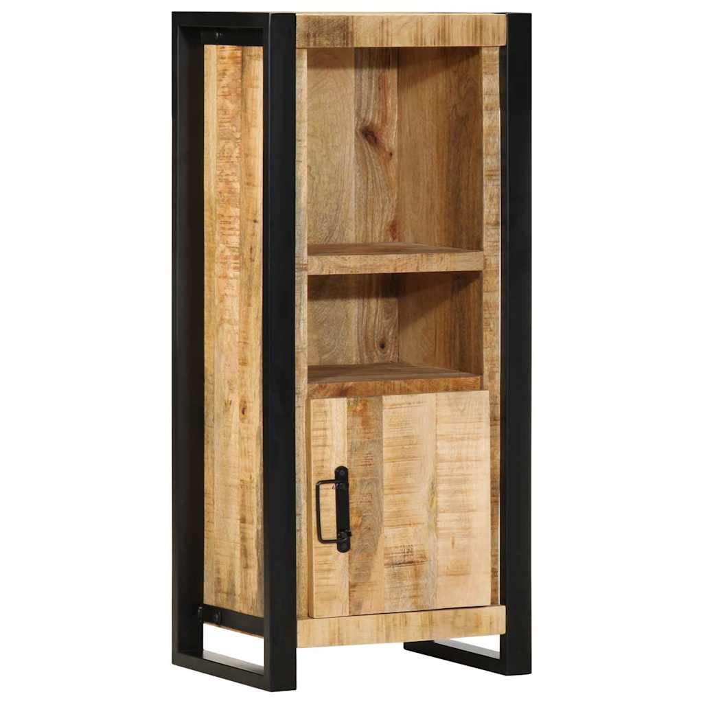 Badkamermeubelset 3 pcs Bruin en zwart Massief Mango Hout is nu te koop bij PeponiXL, paradijselijk wonen!