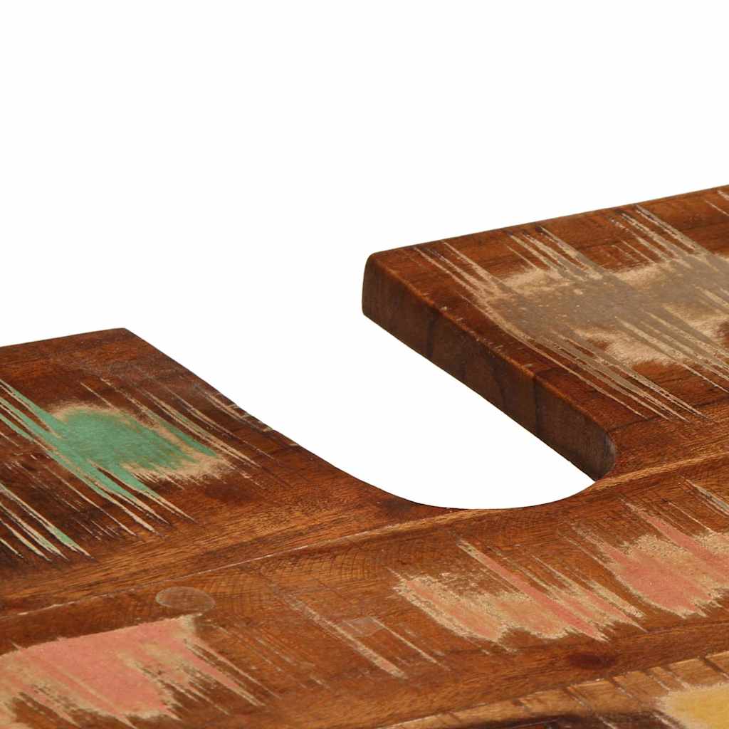 Badkamermeubelset met lade 4 pcs Massief Gerecycled Hout is nu te koop bij PeponiXL, paradijselijk wonen!