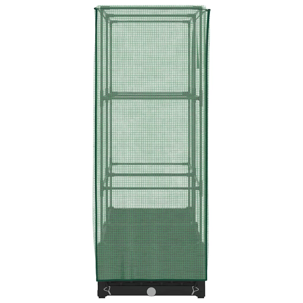 Plantenbak verhoogd met kashoes 80x40x123 cm rattanlook is nu te koop bij PeponiXL, paradijselijk wonen!
