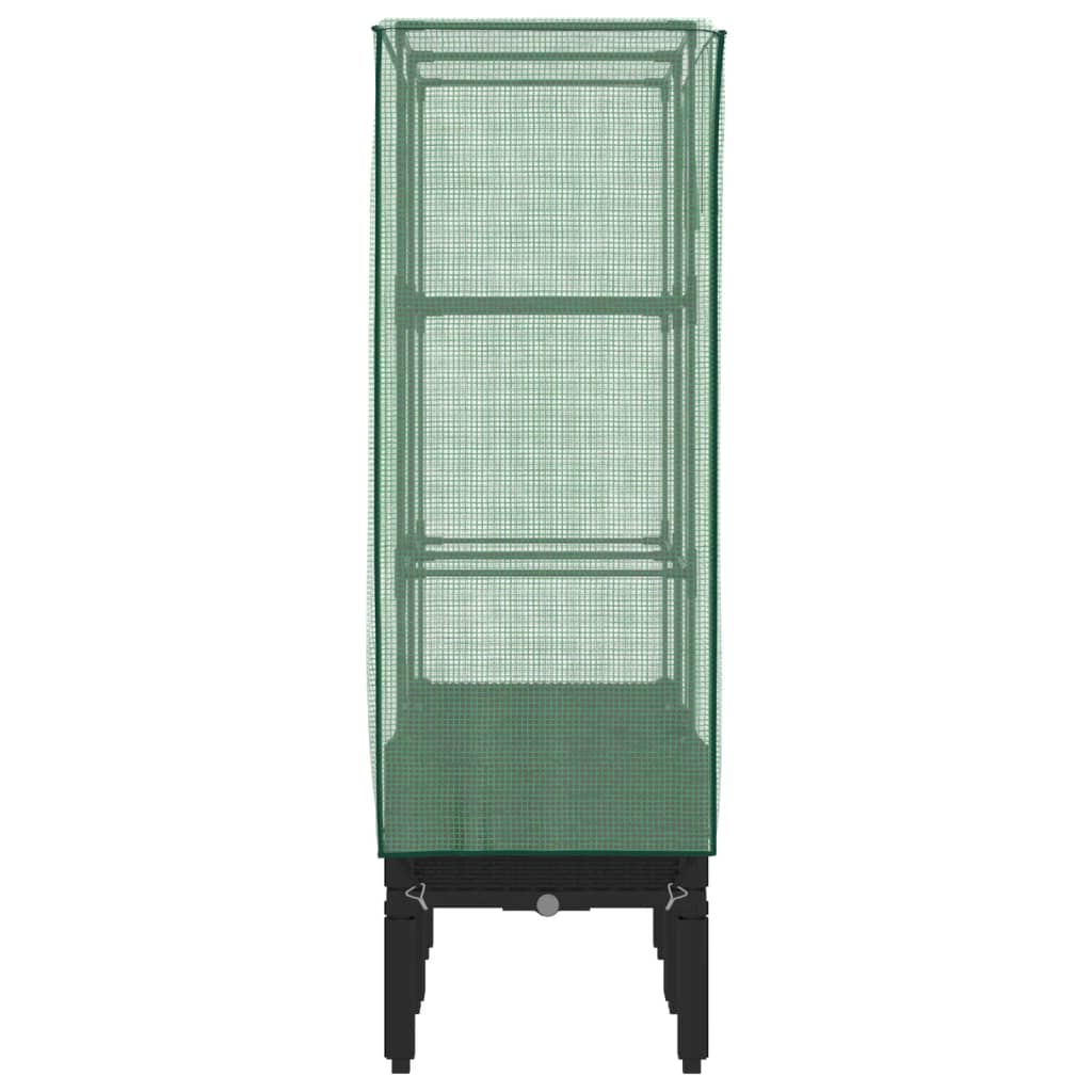 Plantenbak verhoogd met kashoes 80x40x140 cm rattanlook is nu te koop bij PeponiXL, paradijselijk wonen!