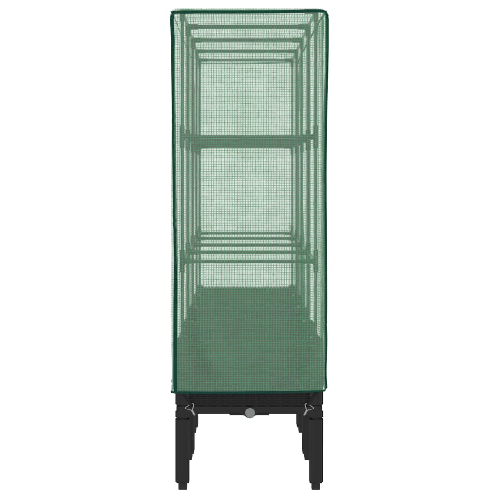 Plantenbak verhoogd met kashoes 160x40x140 cm rattanlook is nu te koop bij PeponiXL, paradijselijk wonen!