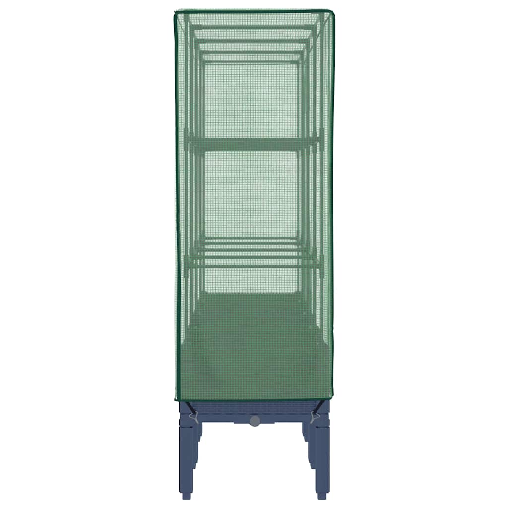 Plantenbak verhoogd met kashoes 160x40x140 cm rattanlook is nu te koop bij PeponiXL, paradijselijk wonen!