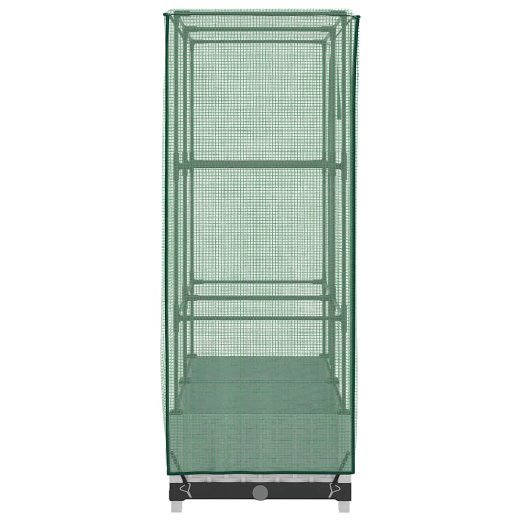 Plantenbak verhoogd met kashoes 80x40x123 cm rattanlook is nu te koop bij PeponiXL, paradijselijk wonen!