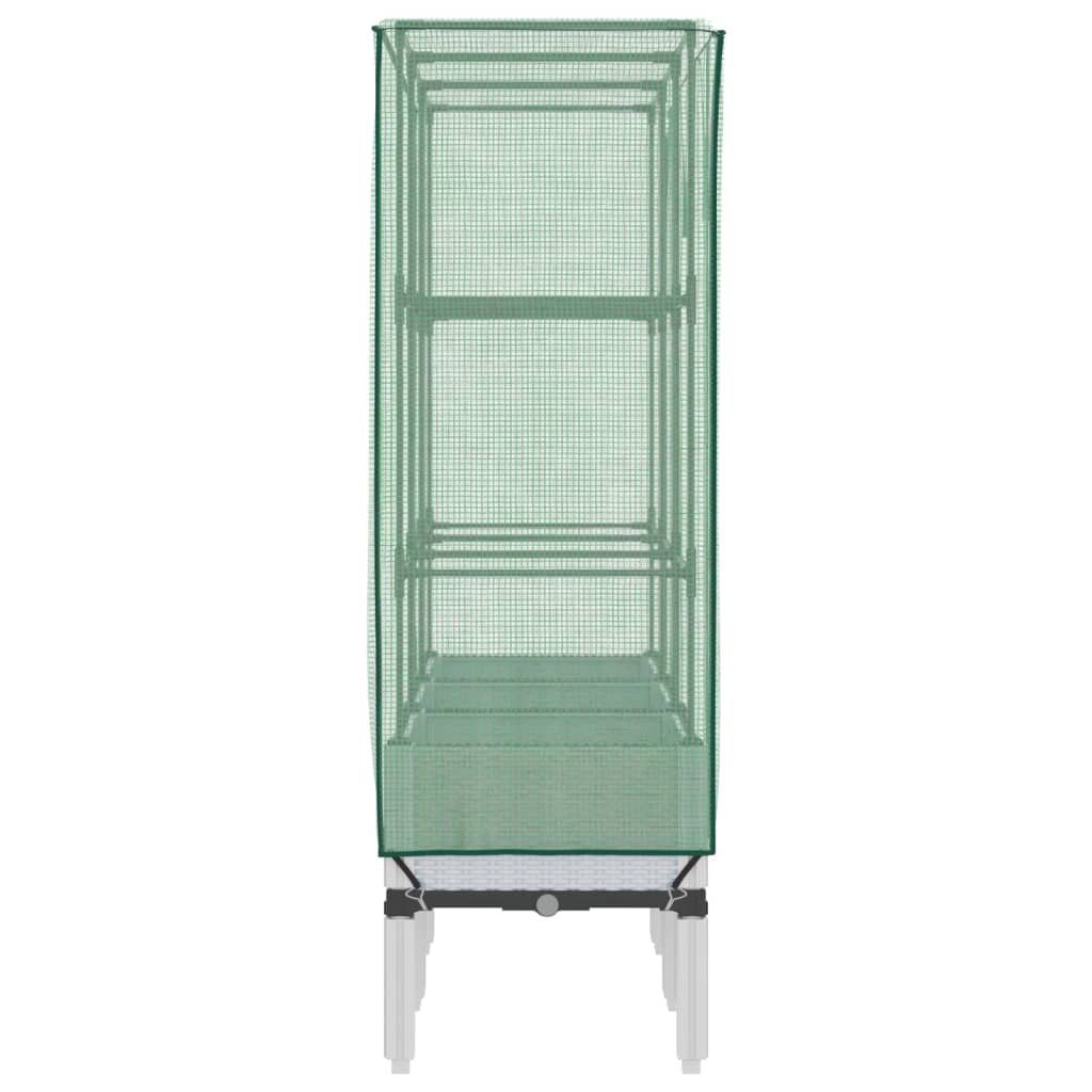 Plantenbak verhoogd met kashoes 120x40x140 cm rattanlook is nu te koop bij PeponiXL, paradijselijk wonen!