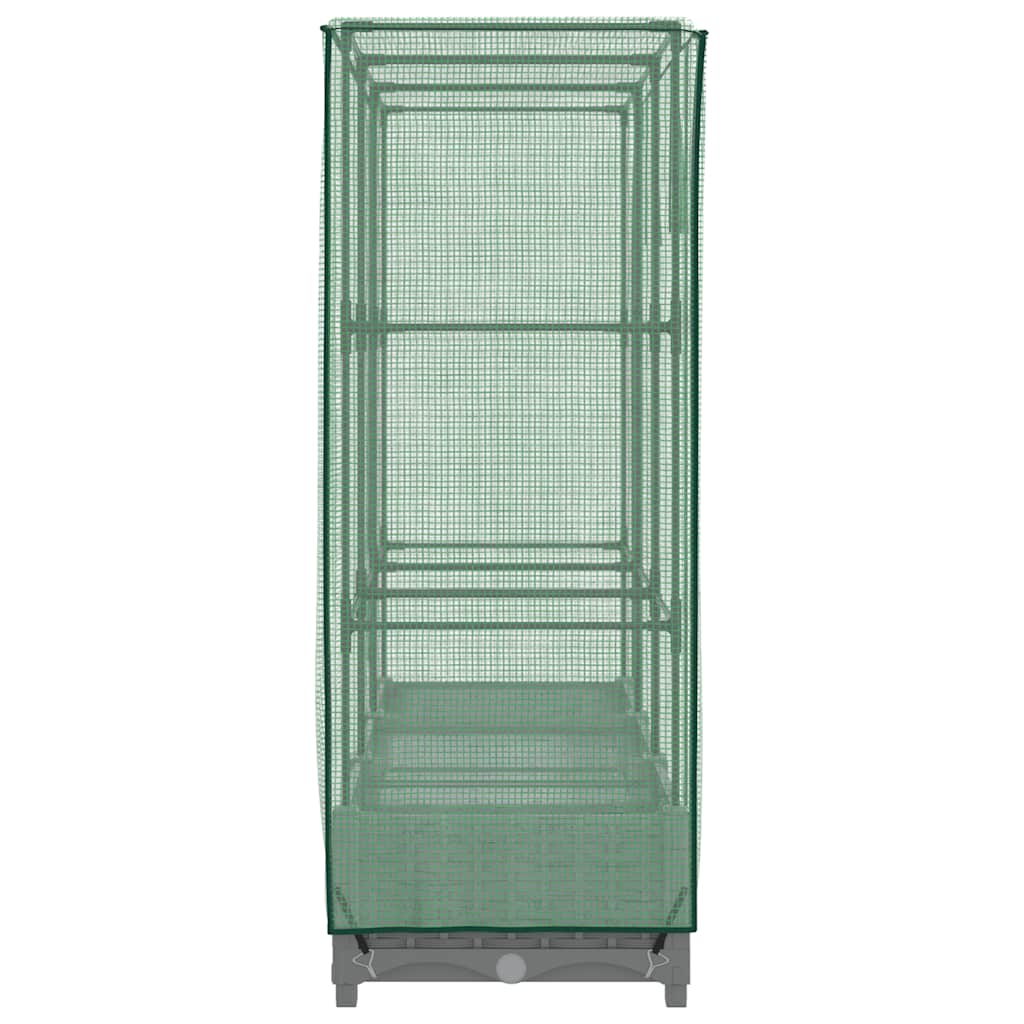 Plantenbak verhoogd met kashoes 120x40x123 cm rattanlook is nu te koop bij PeponiXL, paradijselijk wonen!