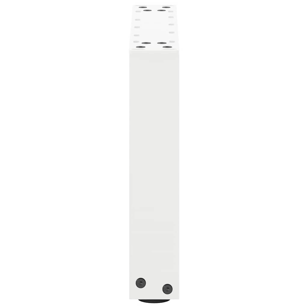 Salontafelpoten 2 st U-vormig 30x(30-31) cm staal wit is nu te koop bij PeponiXL, paradijselijk wonen!