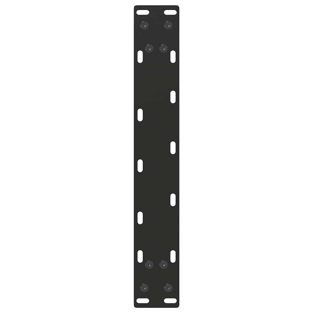 Salontafelpoten 2 st U-vormig 40x(30-31) cm staal zwart is nu te koop bij PeponiXL, paradijselijk wonen!