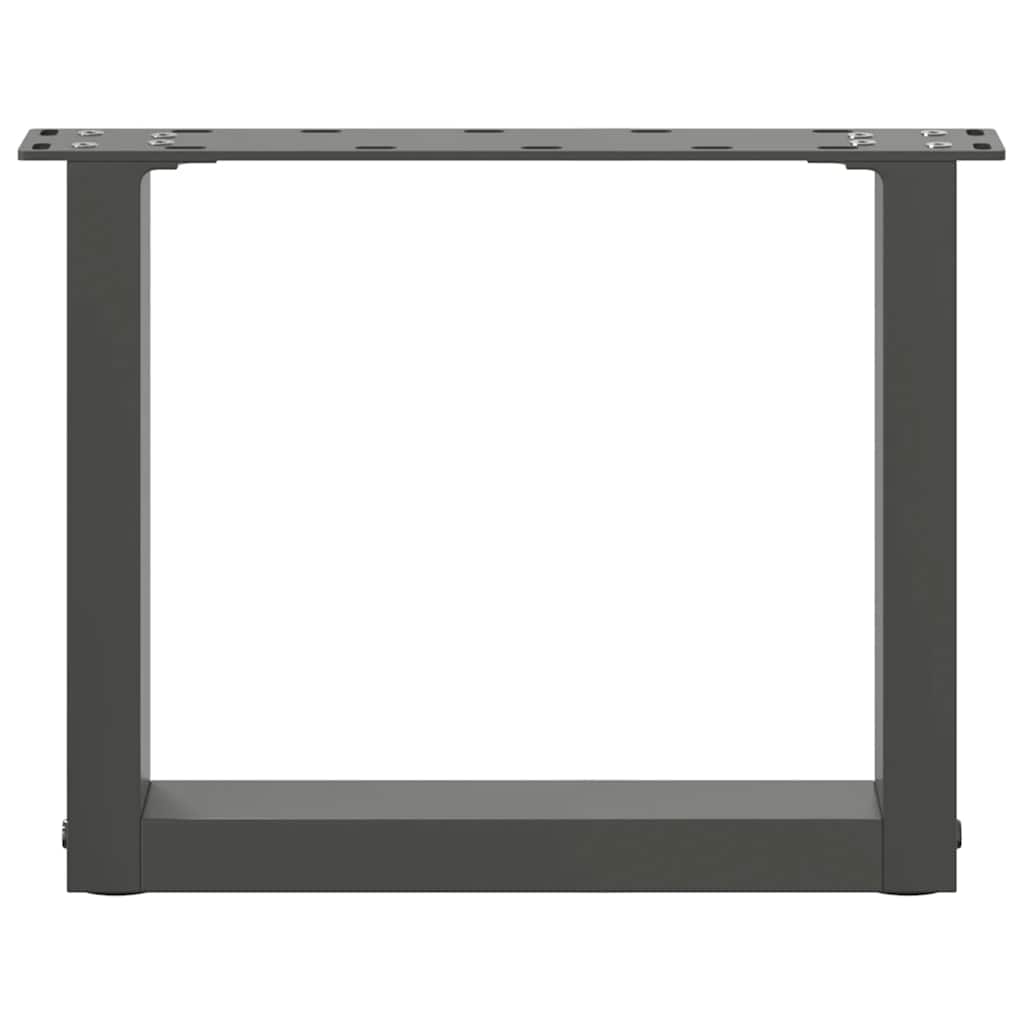 Salontafelpoten 2 st U-vormig 40x(30-31) cm staal antraciet is nu te koop bij PeponiXL, paradijselijk wonen!