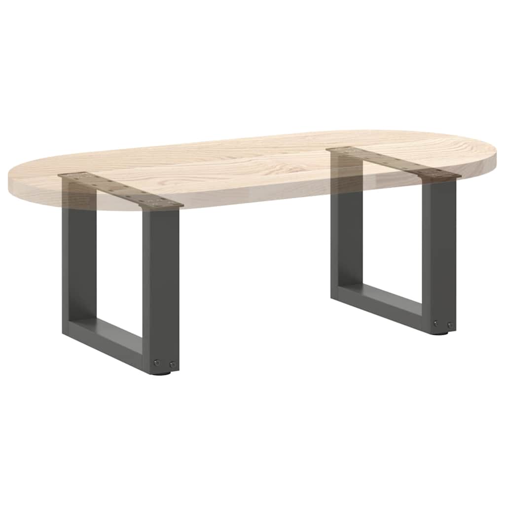 Salontafelpoten 2 st U-vormig 40x(30-31) cm staal antraciet is nu te koop bij PeponiXL, paradijselijk wonen!