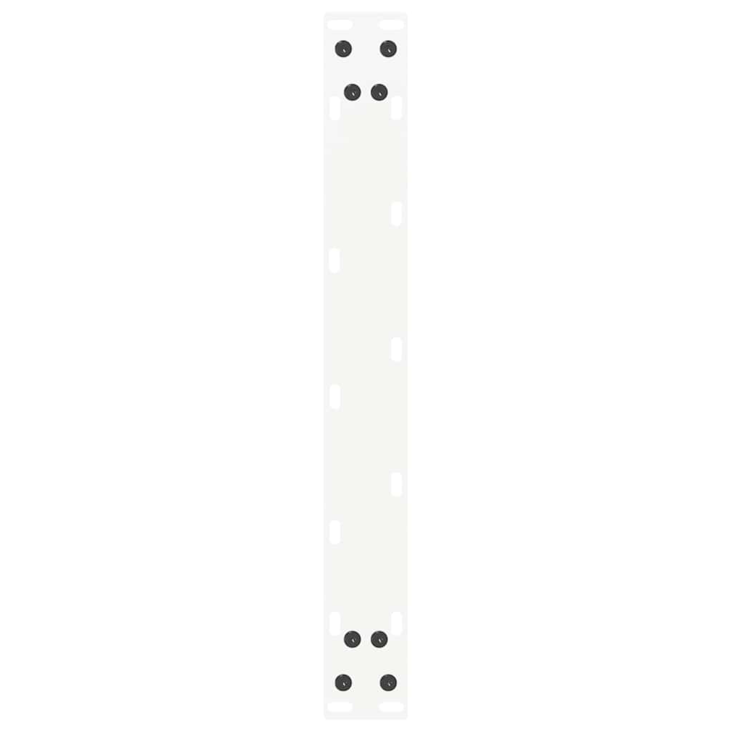 Salontafelpoten 2 st U-vormig 50x(30-31) cm staal wit is nu te koop bij PeponiXL, paradijselijk wonen!