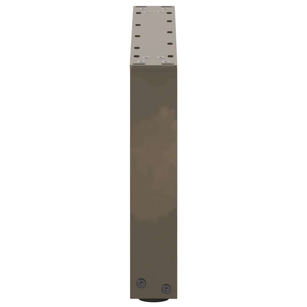 Salontafelpoten 2 st U-vormig 50x(30-31) cm staal naturel is nu te koop bij PeponiXL, paradijselijk wonen!