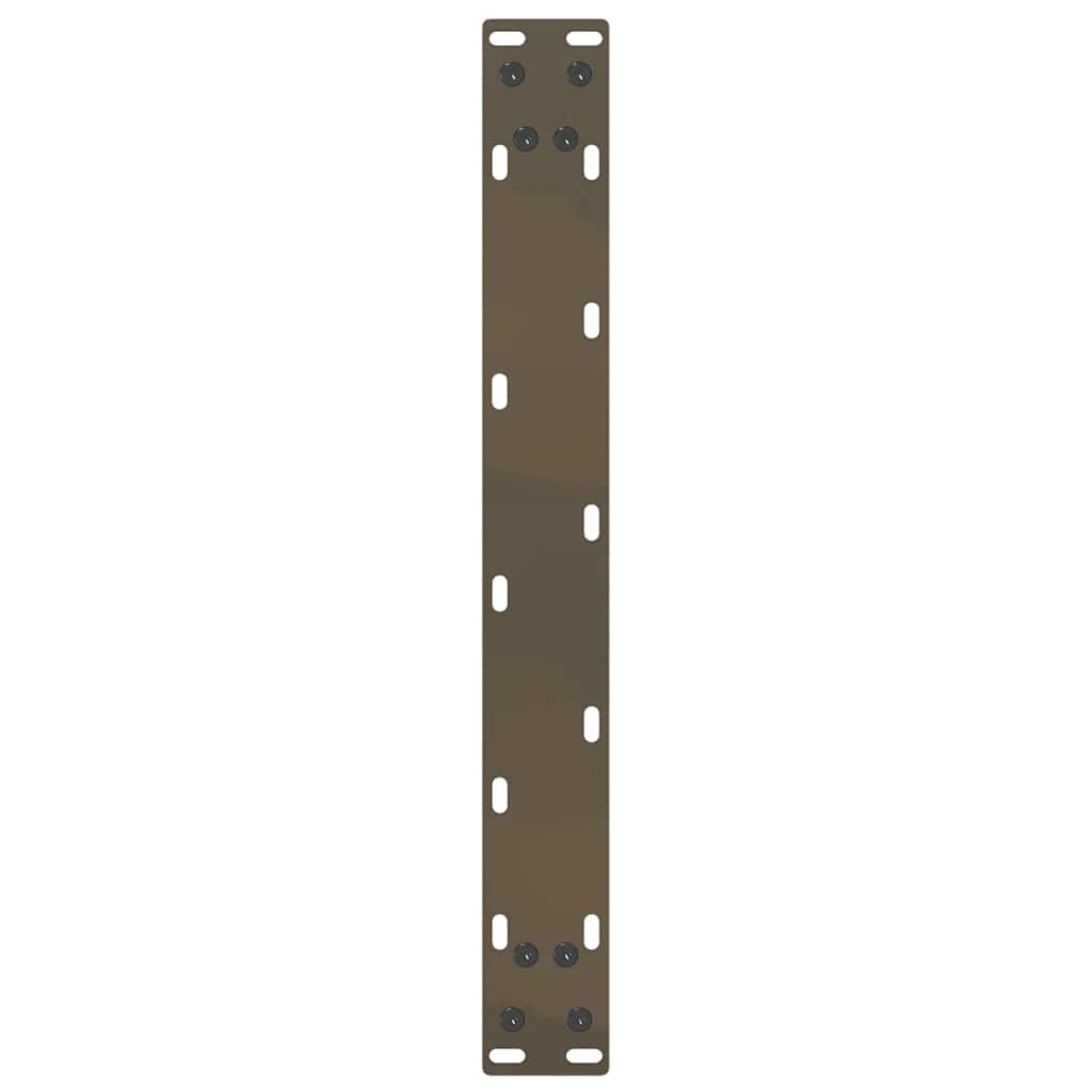 Salontafelpoten 2 st U-vormig 50x(30-31) cm staal naturel is nu te koop bij PeponiXL, paradijselijk wonen!