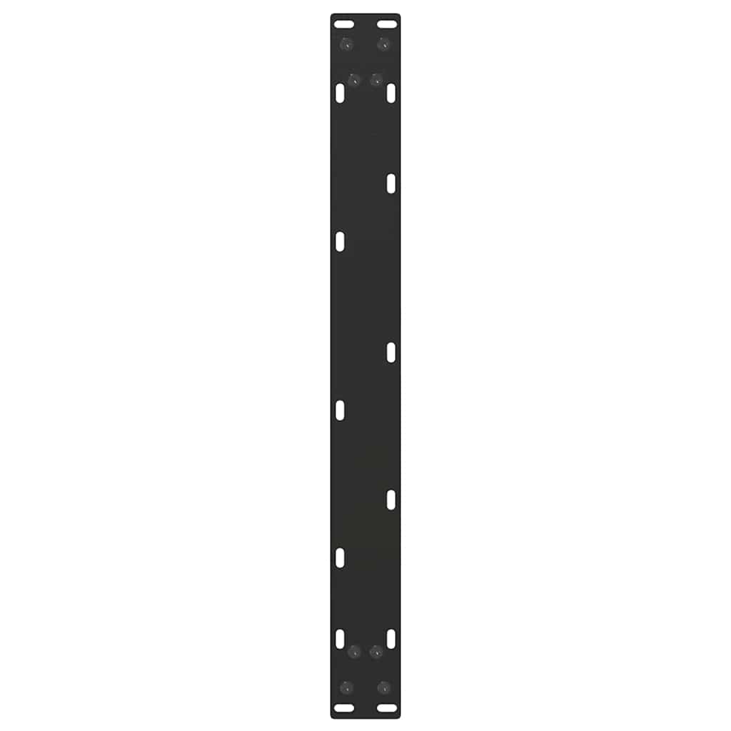 Salontafelpoten 2 st U-vormig 70x(30-31) cm staal zwart is nu te koop bij PeponiXL, paradijselijk wonen!