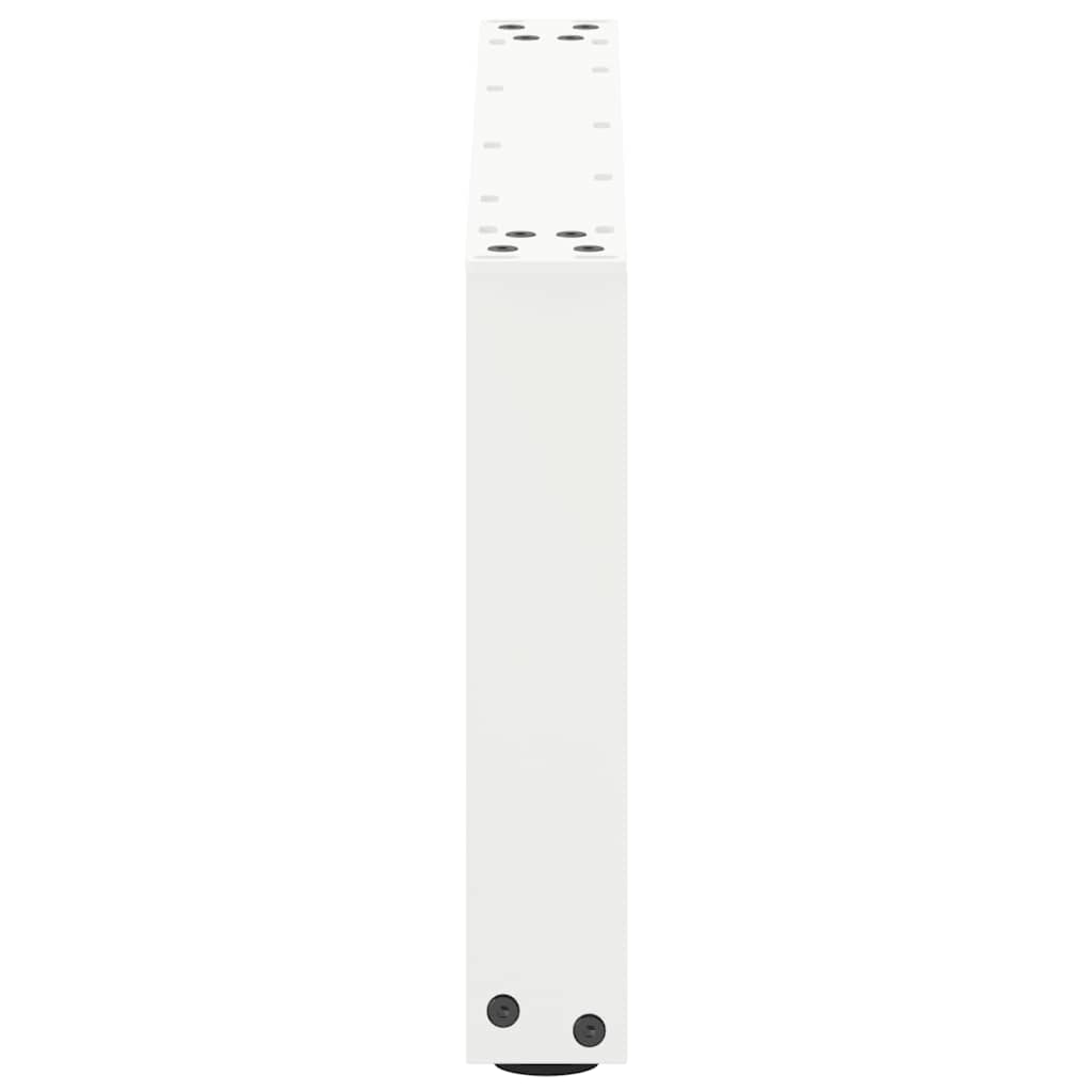 Salontafelpoten 2 st U-vormig 70x(30-31) cm staal wit is nu te koop bij PeponiXL, paradijselijk wonen!