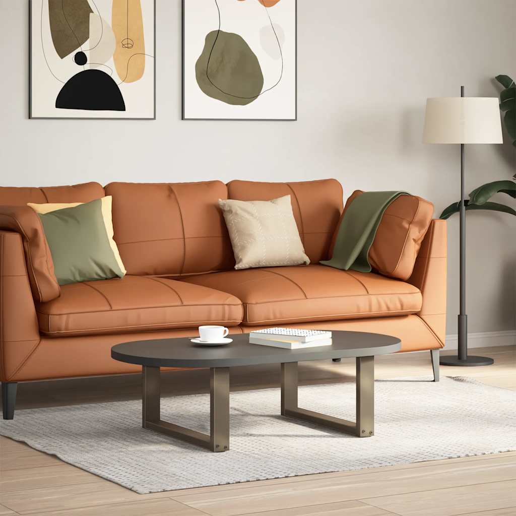 Salontafelpoten 2 st U-vormig 70x(30-31) cm staal naturel is nu te koop bij PeponiXL, paradijselijk wonen!