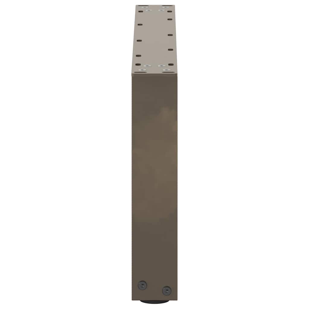 Salontafelpoten 2 st U-vormig 70x(30-31) cm staal naturel is nu te koop bij PeponiXL, paradijselijk wonen!