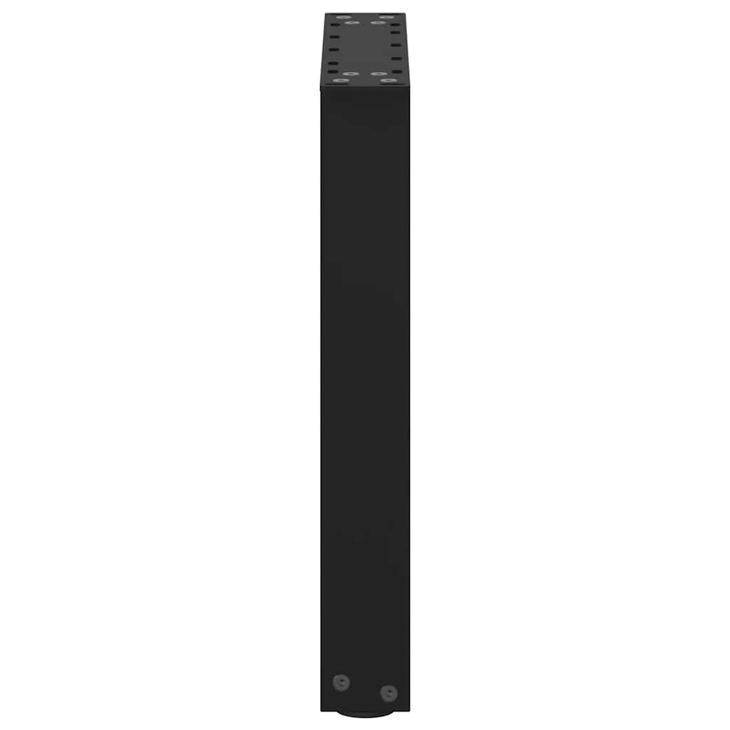 Salontafelpoten 2 st U-vormig 28x(42-43) cm staal zwart is nu te koop bij PeponiXL, paradijselijk wonen!