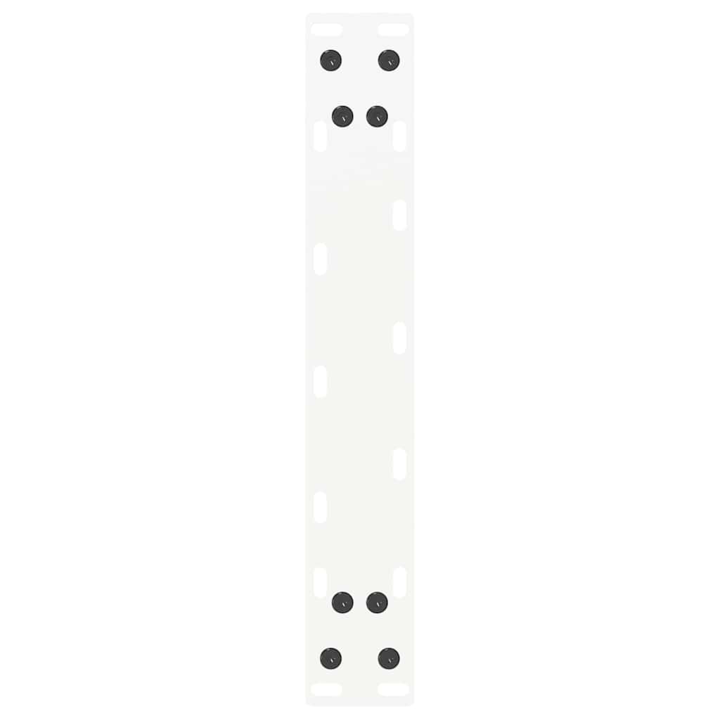 Salontafelpoten 2 st U-vormig 28x(42-43) cm staal wit is nu te koop bij PeponiXL, paradijselijk wonen!