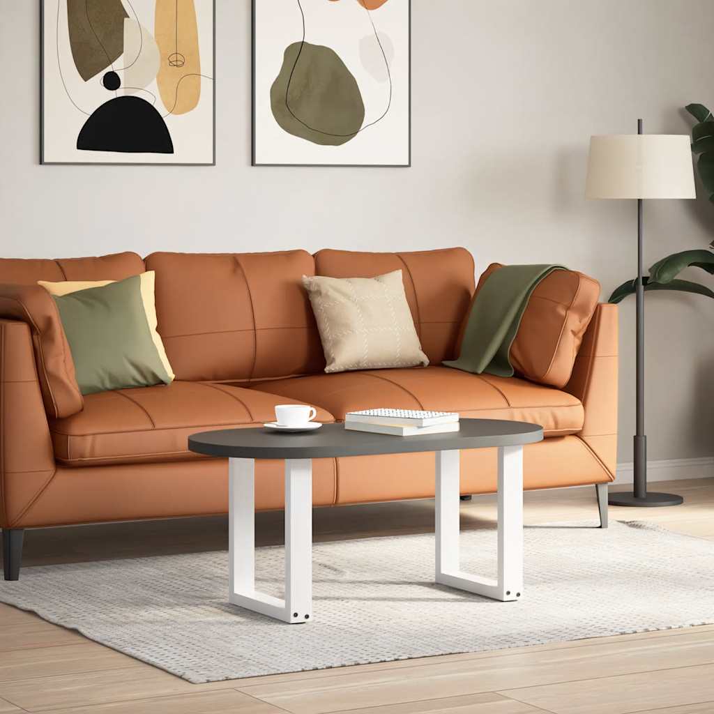 Salontafelpoten 2 st U-vormig 38x(42-43) cm staal wit is nu te koop bij PeponiXL, paradijselijk wonen!