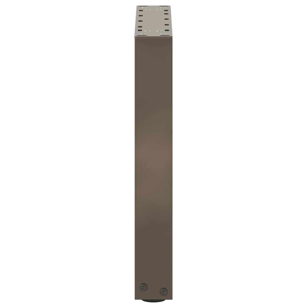 Salontafelpoten 2 st U-vormig 38x(42-43) cm staal naturel is nu te koop bij PeponiXL, paradijselijk wonen!