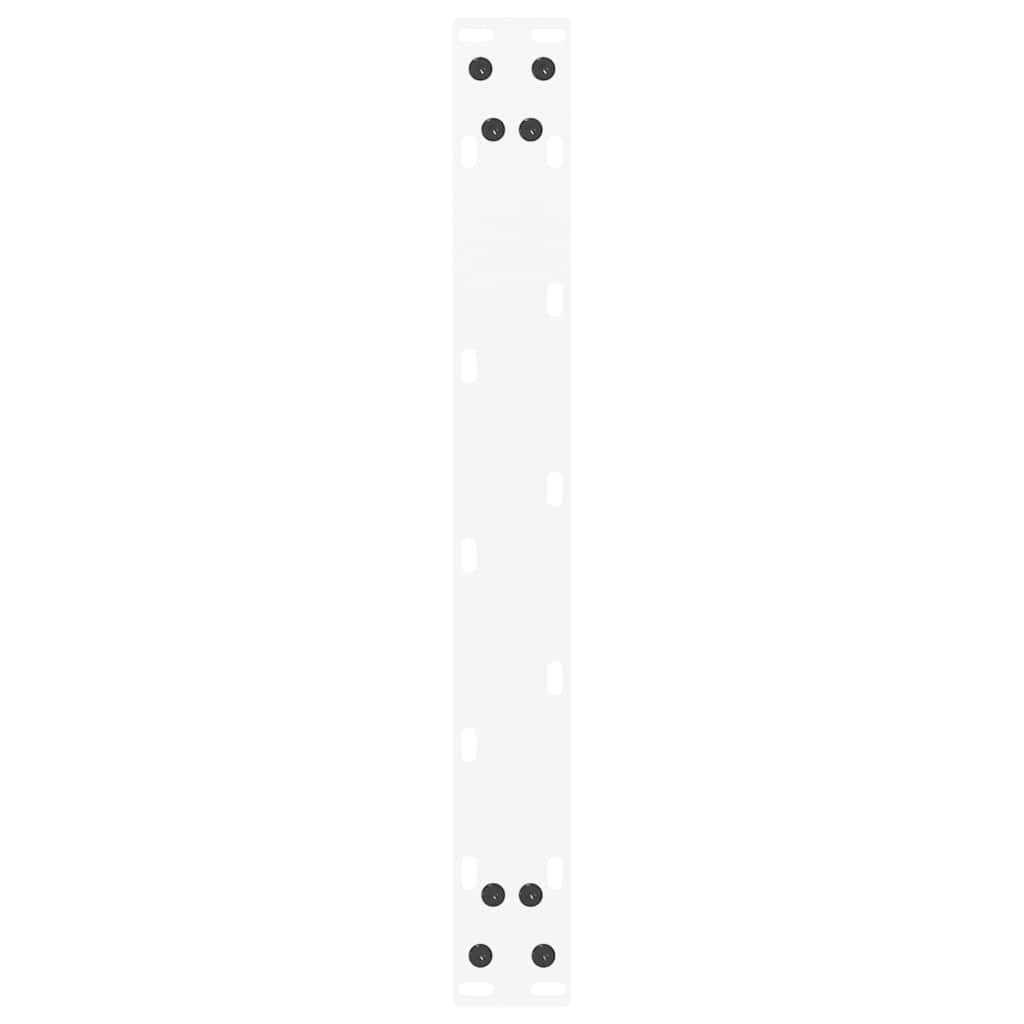 Salontafelpoten 2 st U-vormig 50x(42-43) cm staal wit is nu te koop bij PeponiXL, paradijselijk wonen!