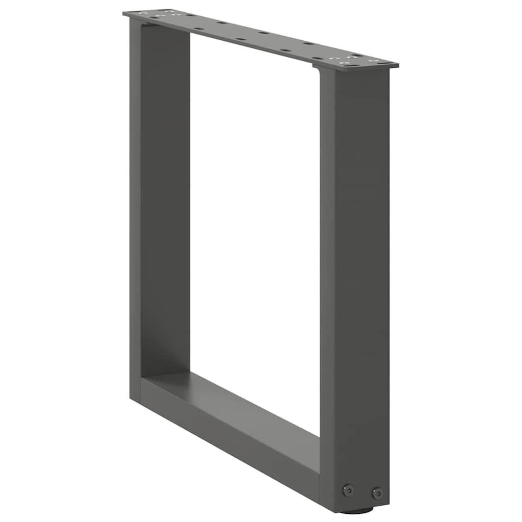 Salontafelpoten 2 st U-vormig 50x(42-43) cm staal antraciet is nu te koop bij PeponiXL, paradijselijk wonen!