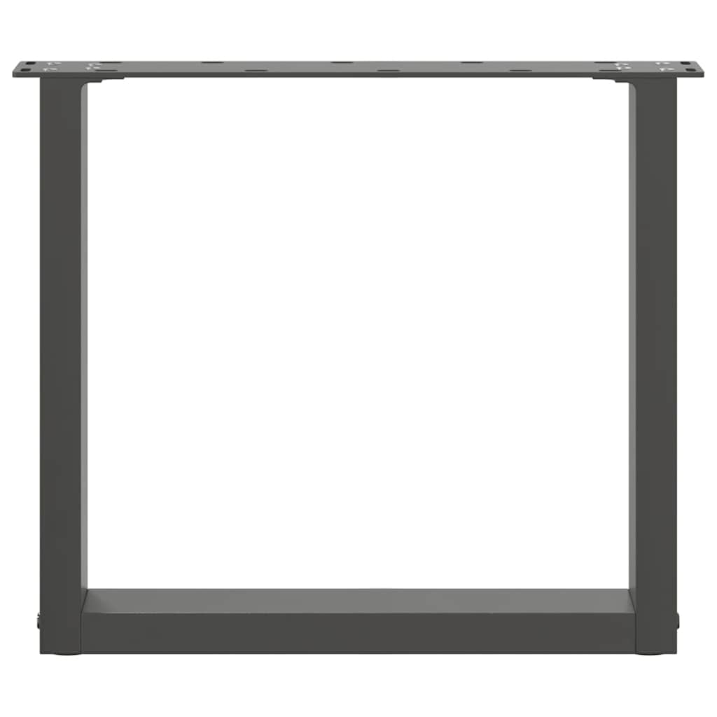 Salontafelpoten 2 st U-vormig 50x(42-43) cm staal antraciet is nu te koop bij PeponiXL, paradijselijk wonen!