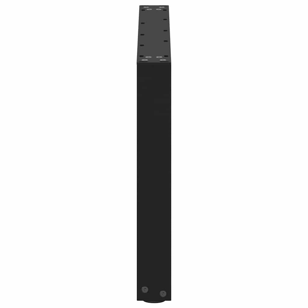 Salontafelpoten 2 st U-vormig 60x(42-43) cm staal zwart is nu te koop bij PeponiXL, paradijselijk wonen!