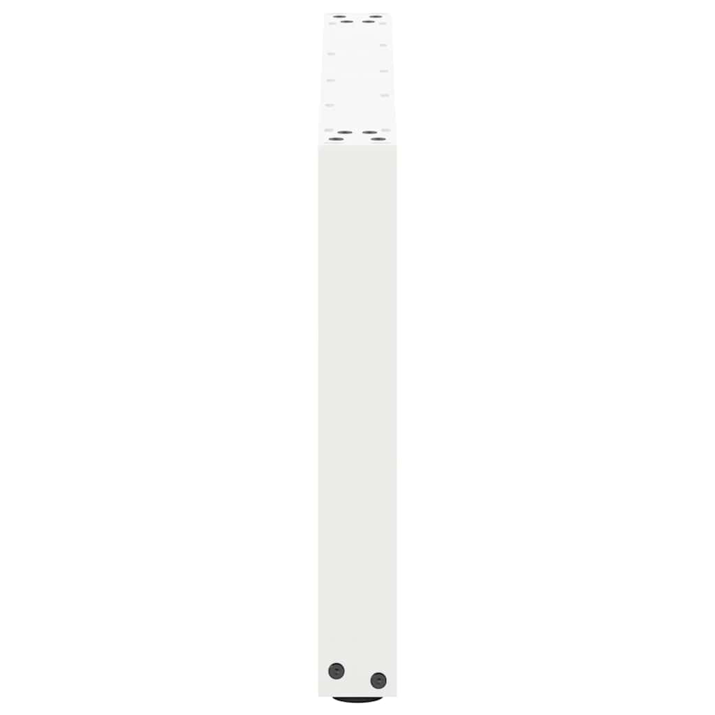 Salontafelpoten 2 st U-vormig 60x(42-43) cm staal wit is nu te koop bij PeponiXL, paradijselijk wonen!