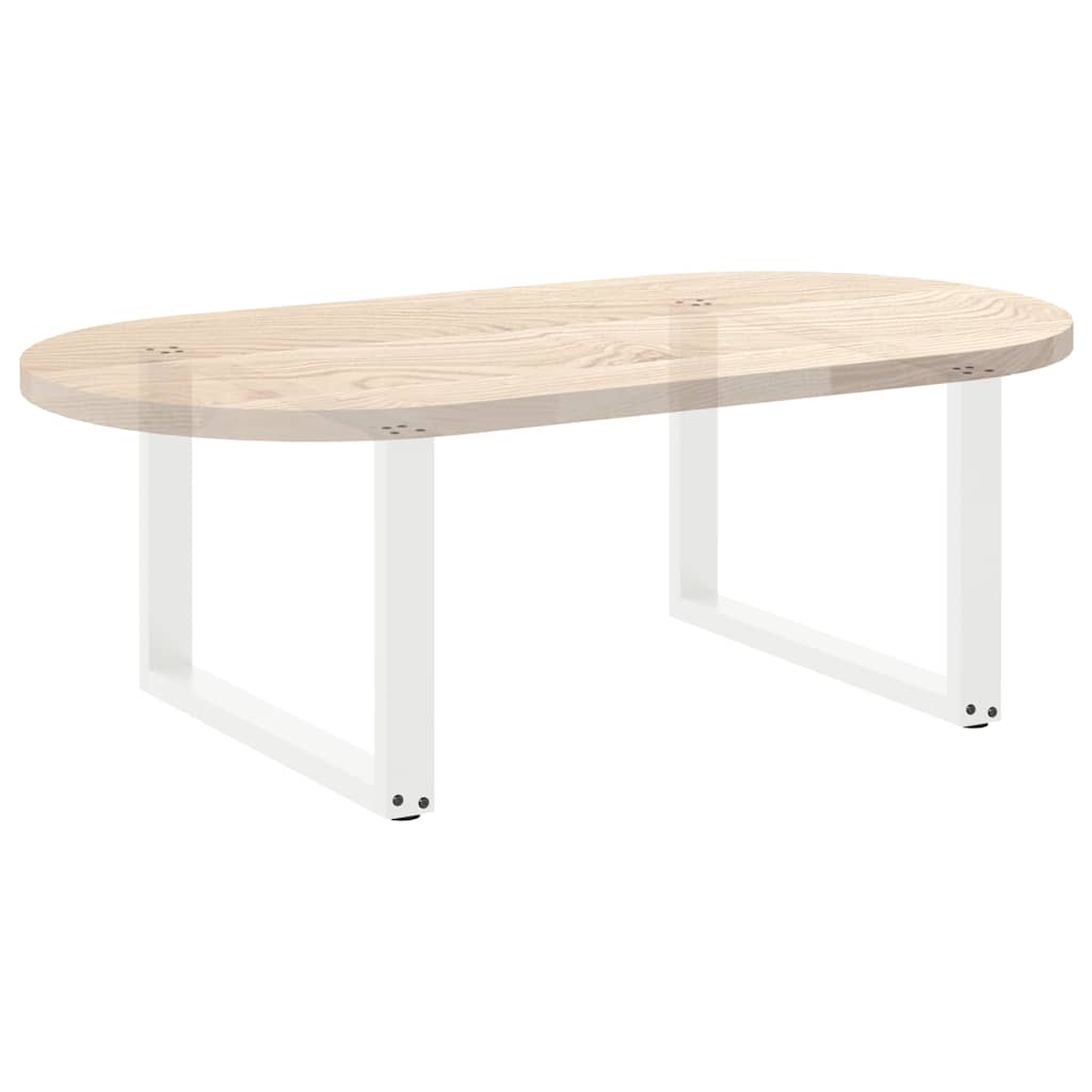 Salontafelpoten 2 st U-vormig 60x(42-43) cm staal wit is nu te koop bij PeponiXL, paradijselijk wonen!