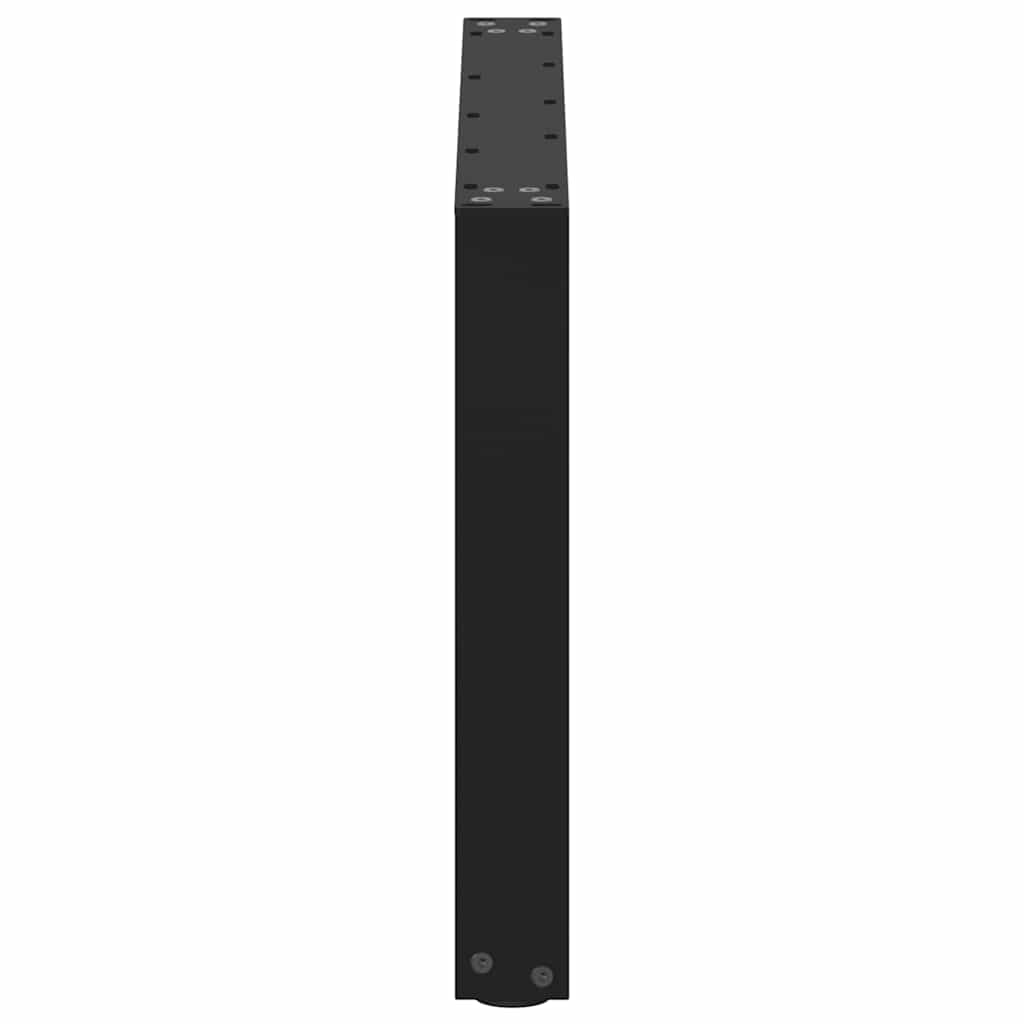 Salontafelpoten 2 st U-vormig 70x(42-43) cm staal zwart is nu te koop bij PeponiXL, paradijselijk wonen!