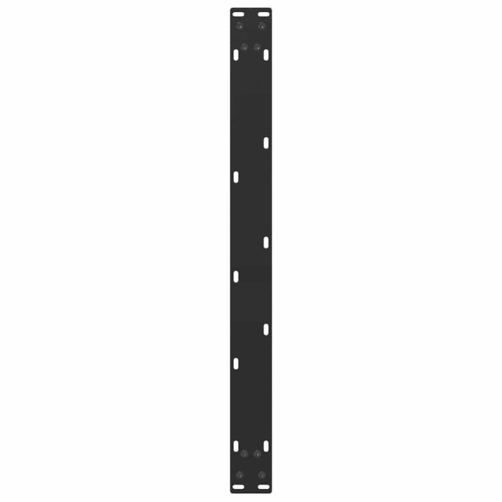 Salontafelpoten 2 st U-vormig 70x(42-43) cm staal zwart is nu te koop bij PeponiXL, paradijselijk wonen!