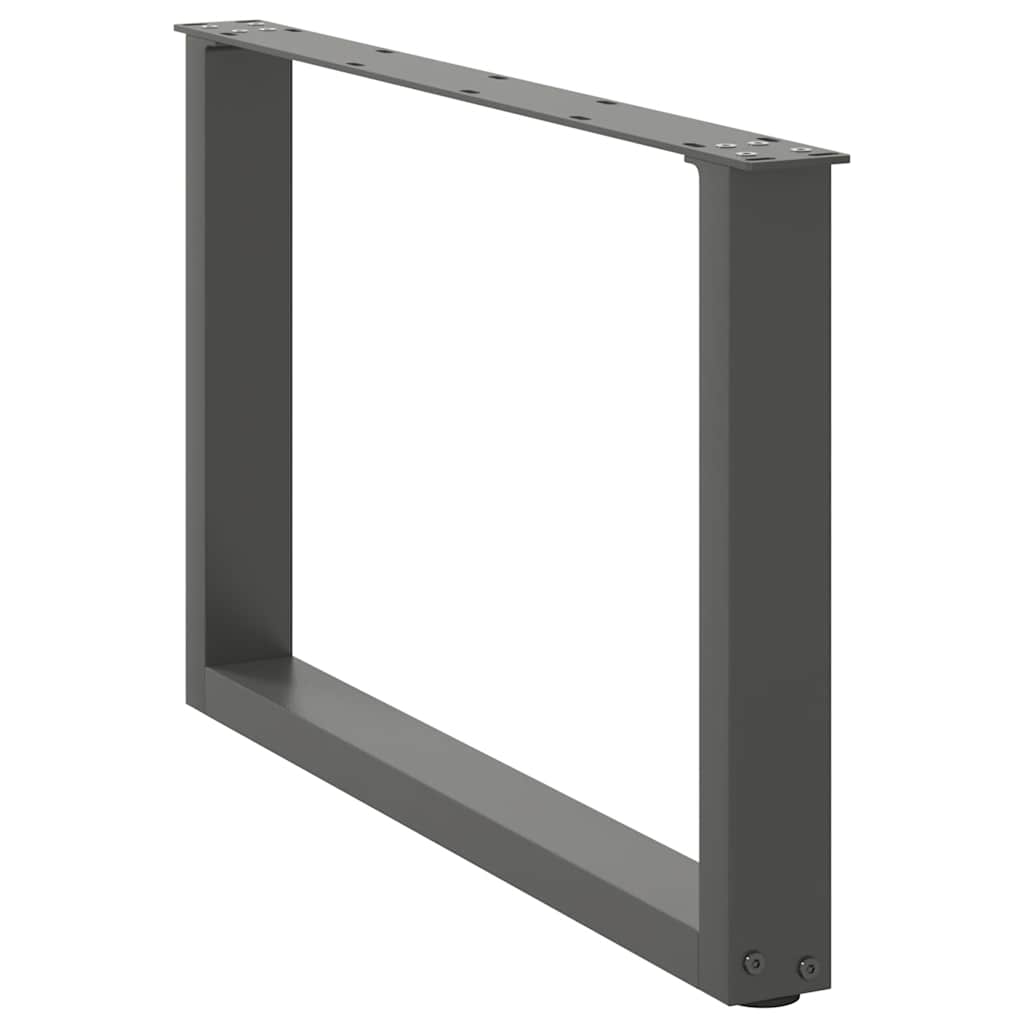 Salontafelpoten 2 st U-vormig 70x(42-43) cm staal antraciet is nu te koop bij PeponiXL, paradijselijk wonen!