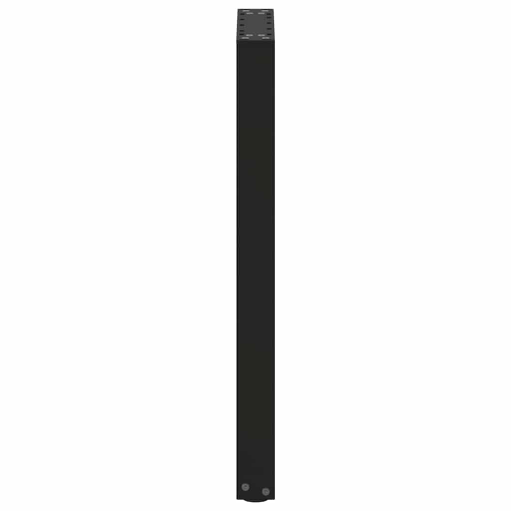 Console tafelpoten 2 st U-vormig 38x(72-73) cm staal zwart is nu te koop bij PeponiXL, paradijselijk wonen!