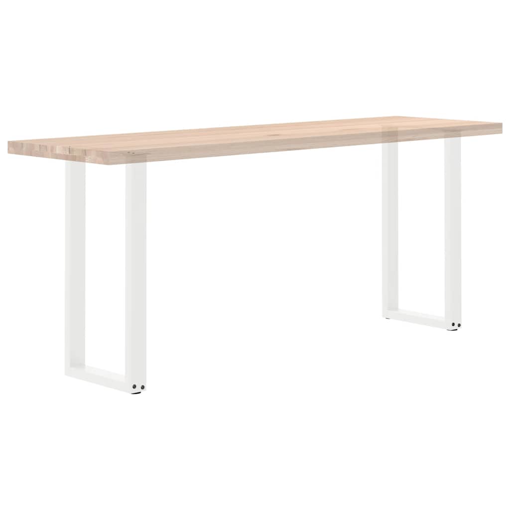 Console tafelpoten 2 st U-vormig 38x(72-73) cm staal wit is nu te koop bij PeponiXL, paradijselijk wonen!