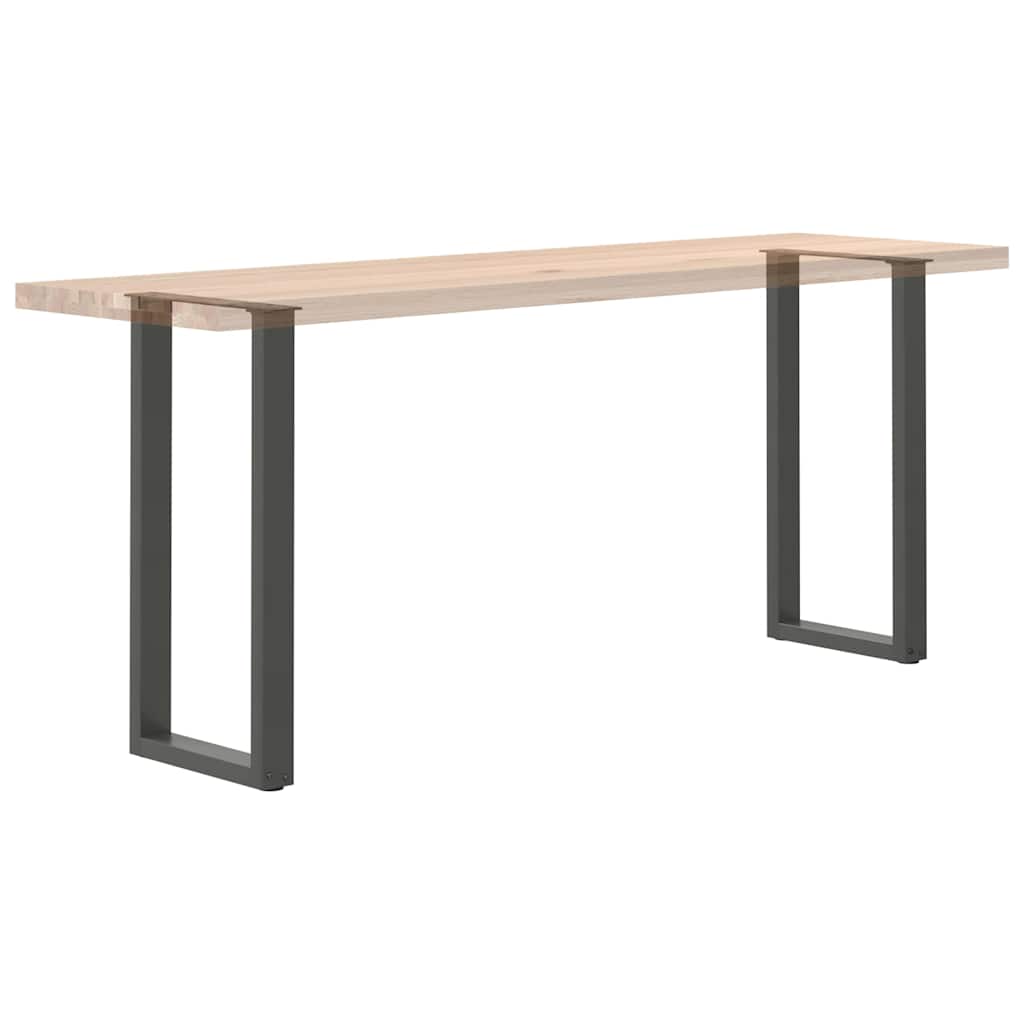Console tafelpoten 2 st U-vormig 38x(72-73) cm staal antraciet is nu te koop bij PeponiXL, paradijselijk wonen!