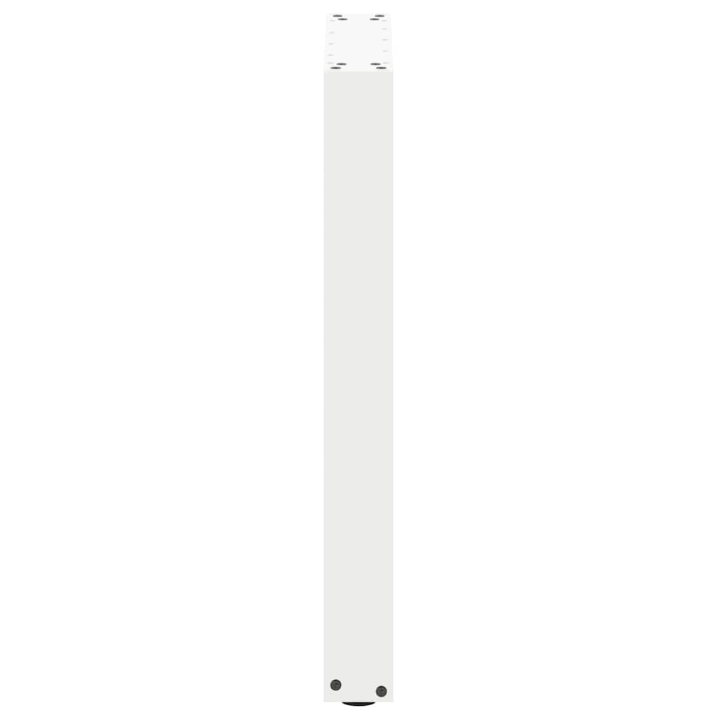 Eettafelpoten 2 st U-vormig 50x(72-73) cm staal wit is nu te koop bij PeponiXL, paradijselijk wonen!